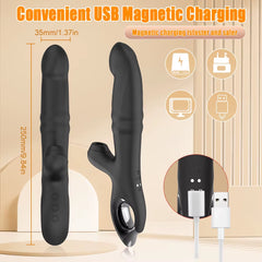 Seksfun 2 in 1 Wand G Spot Massager Masturbator Clitoral Stimulator Vibrator Adult Sex Toys for Men Adult Women Couples