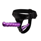 Rubber Double Dildo with Belt Bondage Harness Strap on Dildo
