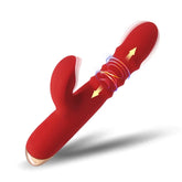 5 Slapping Clitoris Vaginal Stimulation Moves up and down Sliding Rabbit Thrusting Vibrator Dildo Sex Toys for Women