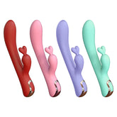 Usb Recharge Clitoris Stimulation Bunny Ear Dildo Erotic Toys G Spot Pussy Massage Purple Rabbit Vibrator