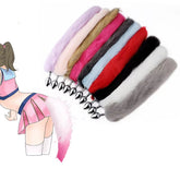 40Cm Cosplay Cat Tail Anal Plug Red Multicolor Stainless Metal Butt Plug with Tail Anus Erotic Sex Toy Foxtail Butt Plug