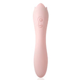 Dora Sex Toy G- Spot Tongue Licking Rose Flower Wand Vibrator