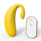 Silicone Waterproof Sex Vibrator Remote Control Yellow Banana Love Egg Wearable Vibrator