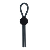 Penis Lock Rope Adult Product Custom Logo Delay Ejaculation Silicone Adjustable Cock Ring for Men