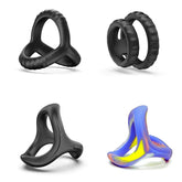 10 Styles Liquid Silicone Soft Stretchy Long Lasting Stronger Adult Penis Ring Sex Toy for Man Delay Ejaculation Cock Rings