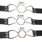 SM Sex Toys Adult Collar Forced Mouth Opening Iron Ring Deep Throat Mouth Plug Alternative Sex Props BDSM