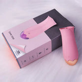 Women Massage Private Silicone Clitoral Tongue Pink Flower Vibrator