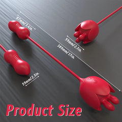 Fun Teasing Female Orgasm Vibrator USB Powered Silent Strong Shock Press Masturbation Device Adult Sex Toy