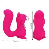 USB Rechargeable Mini Suction Sex Toy Nipple Clitoris G Spot Stimulator Sucking Squirrel Dildo Vibrator