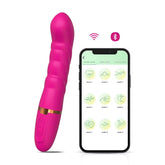 Powerful Sex Toy Vibrating Massage Stick G Spot Clitoris Stimulator Wireless Phone App Control Wifi Dildo Vibrator for Women