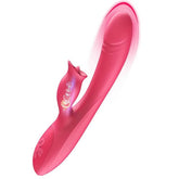 Silicone Thrusting Clit Stimulator Tongue Licking Vaginal Pulsating G Spot Rabbit Vibrator Dildo