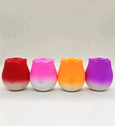 Mchuruzi Rose Vibrator Sucking Toy Nipple and Massager Clitoris Vibrating Egg Stimulator