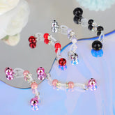 BDSM Sex Toy Bell Nipple Clip Accessories New Acrylic Rubber Ring Pendant Nipple Ring Women SM Toys
