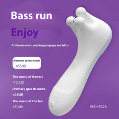 Mini USB Powered Soft Kneading Vibrator Dildo Female Masturbation Stick for Adult Sex Products