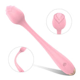 Modern Hypoallergenic Platinum-Cured Silicone Vibrator Cheap Flowers Massager with Whisper Mode Technology