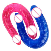 14.7 Inch Sex Toys Strapless Lesbian Huge Double-Ended Dildos