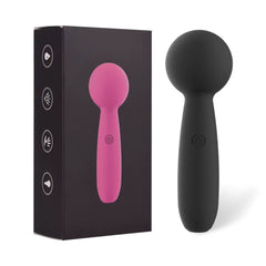 Seskfun 10-Frequency Mini Vibrator Microphone Sex Toys Clitoris Stimulation for Men and Women Rechargeable Wand Massager