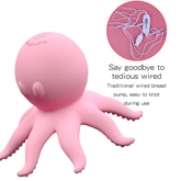 Mini Octopus Head Shaped G Spot Clitoral Stimulator Nipple Body Massage Sucker Vibrator Sex Toys