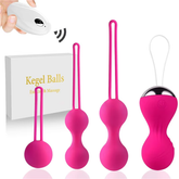 Remote Control 10 Modes 4-Piece Tighten Vaginal Massage Vibrating Pelvic Floor Muscle Exercise Kegel Balls for Women