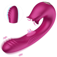 Oral Sucking and Slaping Clitoral Stimulation G Spot Female Masturbation Dildo Adult Sex Toy Licking Vibrating Tongue