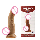 6 Inch Suction Cup Real Penis Liquid Silicone Rubber for Dildo Making Dark Brown Fantasy Realistic Dildo