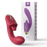 Modern Style Point Vibrator Adult Sex Toy for Female Masturbation Tongue Licking Massage Stick