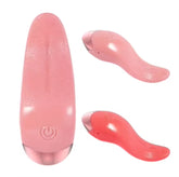 Clit Licking Vibrador with G Spot Stimulator Vaginal Insert Sex Toy Portable Realistic Heating Big Tongue Vibrator for Females