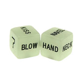 Luminous Engraved Dice Fun Cube Dice Game Suitable