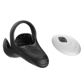 Wearable Silicone Electric Stimulate Prostate Massager Vibrating Anal Butt Ejaculation Ring Vibrator for Adult Anal Toys