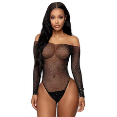 Female Sex Underwear Hot Diamond Jumpsuit Uniform Seductive Mesh Sexy Lingerie for Women