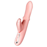 Automatic Telescopic Dildo Vibrating Vaginal Massage Rod G-Point Suction Vibrator Adult Sex Toy