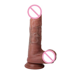 Remote Control Realistic Dildo Silicone Penis Thrusting 8.6 Inches