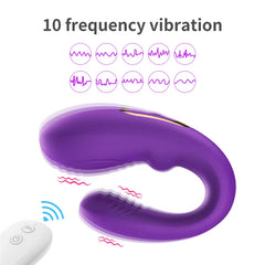 Clitoris Stimulation G Spot Vagina U Shape Sex Toys Invisible Wearable Remote Control Best Vibrator for Couple