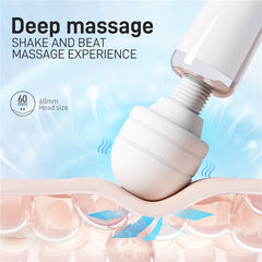 USB Powerful Vibrating Av Vibrator Body Masturbation Japan Sex Massage Stick Female Adult Toy Hand Wireless Magic Wand Massager