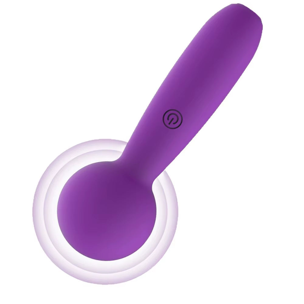 Seskfun 10-Frequency Mini Vibrator Microphone Sex Toys Clitoris Stimulation for Men and Women Rechargeable Wand Massager