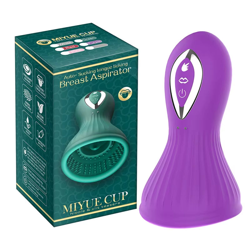 Handhelds Licking Clitoral Vibrator 7 Vibrating Stimulation Nipple Massager Breast Sucking Machine New Adult Sex Toy for Adult