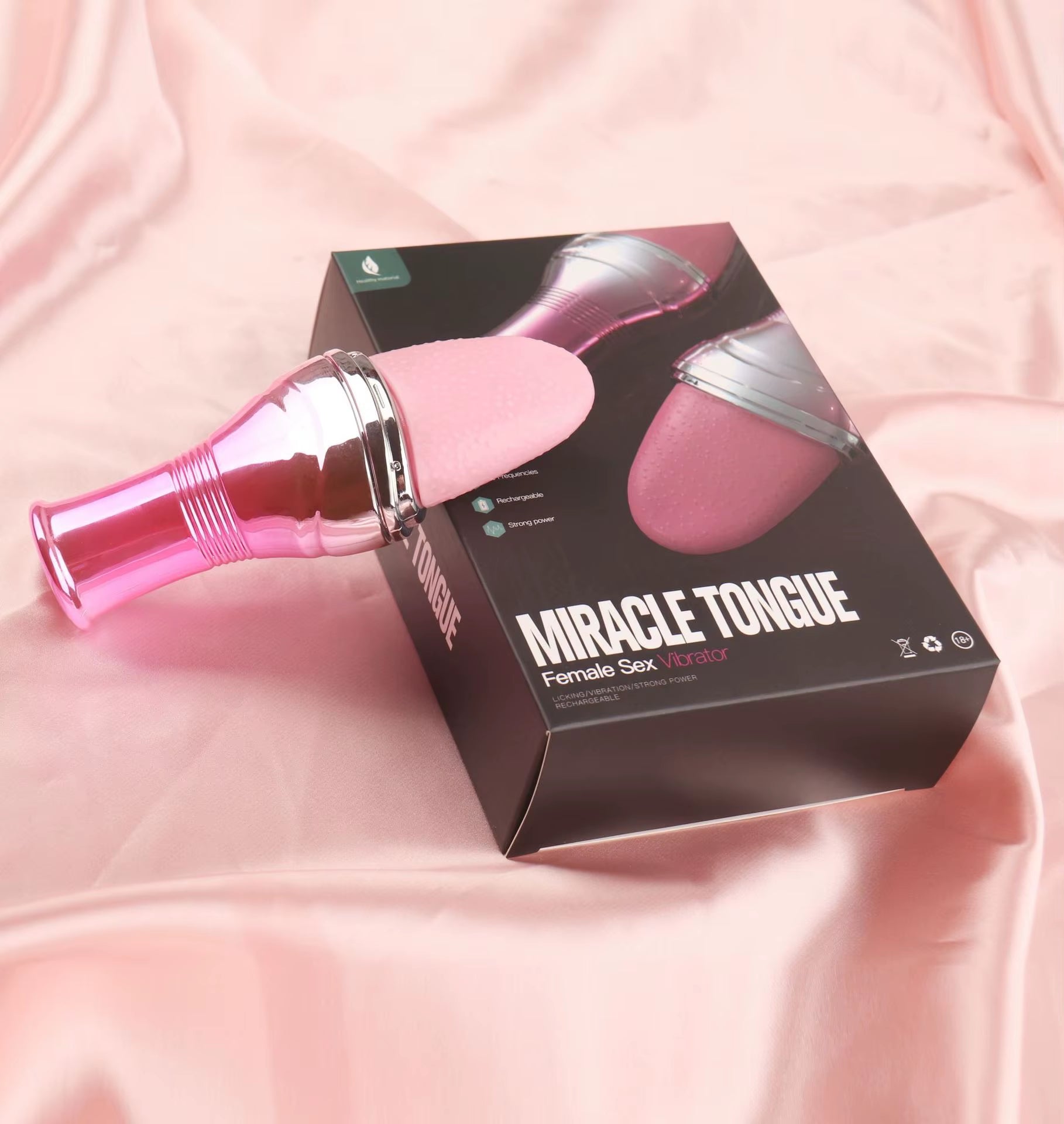 Usb Charging Powerful with Tongue Shaped 12 Vibrating G Spot Sex Toy Tongue Vibrator Women