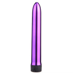 Battery Purple Long Bullet Vibrating Anus G Spot Vaginal Simulation Anal Toy 7 Inch Bullet Vibrator