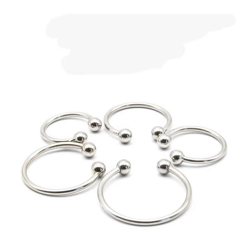 Male Metal Stainless Steel Foreskin Head Sex Products Delay Ejaculation Penis Glans Cock Ring