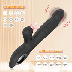 Seksfun 2 in 1 Wand G Spot Massager Masturbator Clitoral Stimulator Vibrator Adult Sex Toys for Men Adult Women Couples