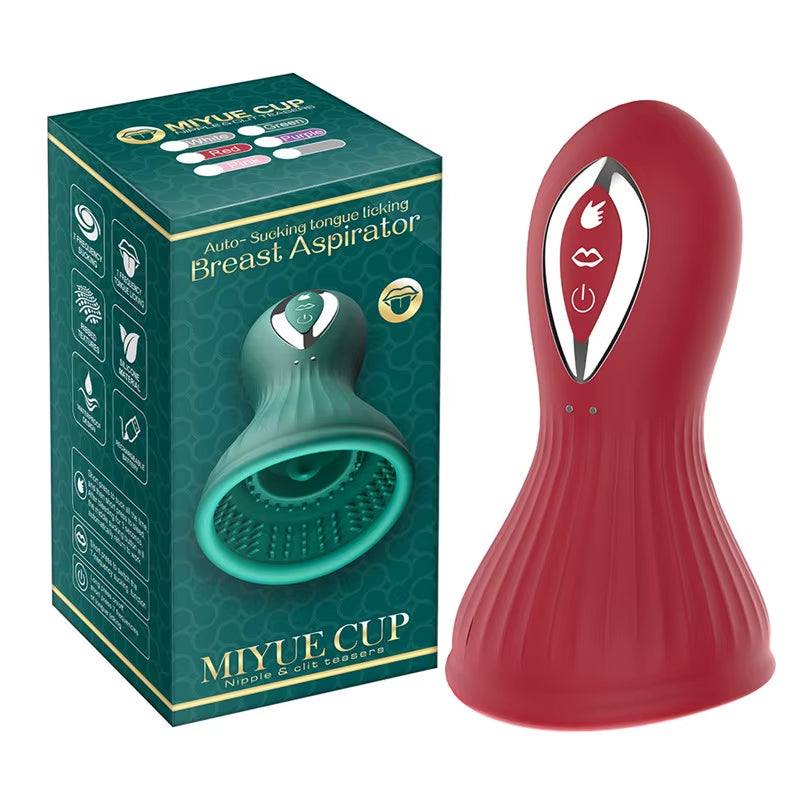 Handhelds Licking Clitoral Vibrator 7 Vibrating Stimulation Nipple Massager Breast Sucking Machine New Adult Sex Toy for Adult