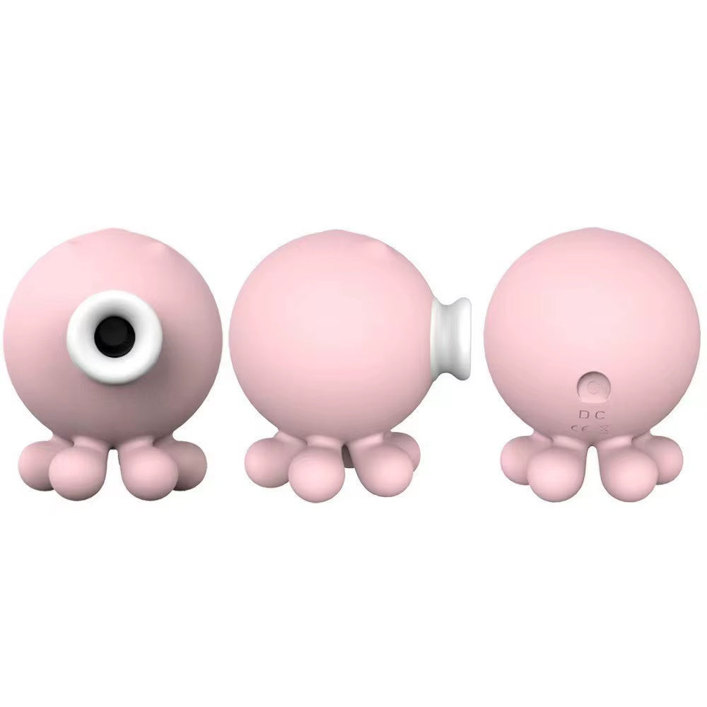 Usb Charging Clitoris Stimulation Sucking Nipple Massage Mini Animal Octopus Shape Sex Egg Toy Cute Vibrator