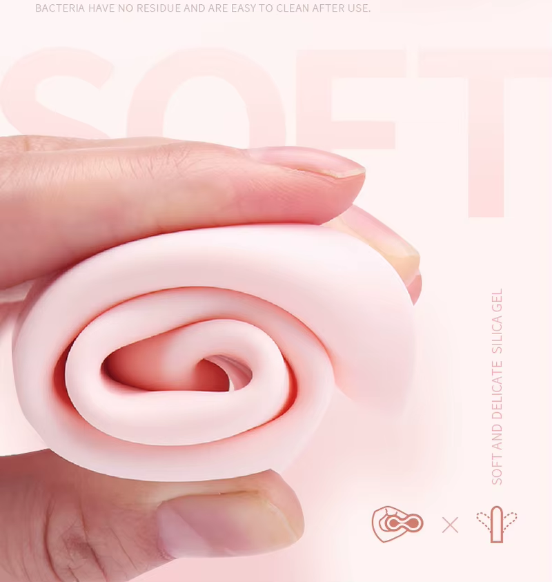 Rose Vibrator with 9 Sucking & Vibrating Nipples Clit Massager Mini the Rose Sex Toy