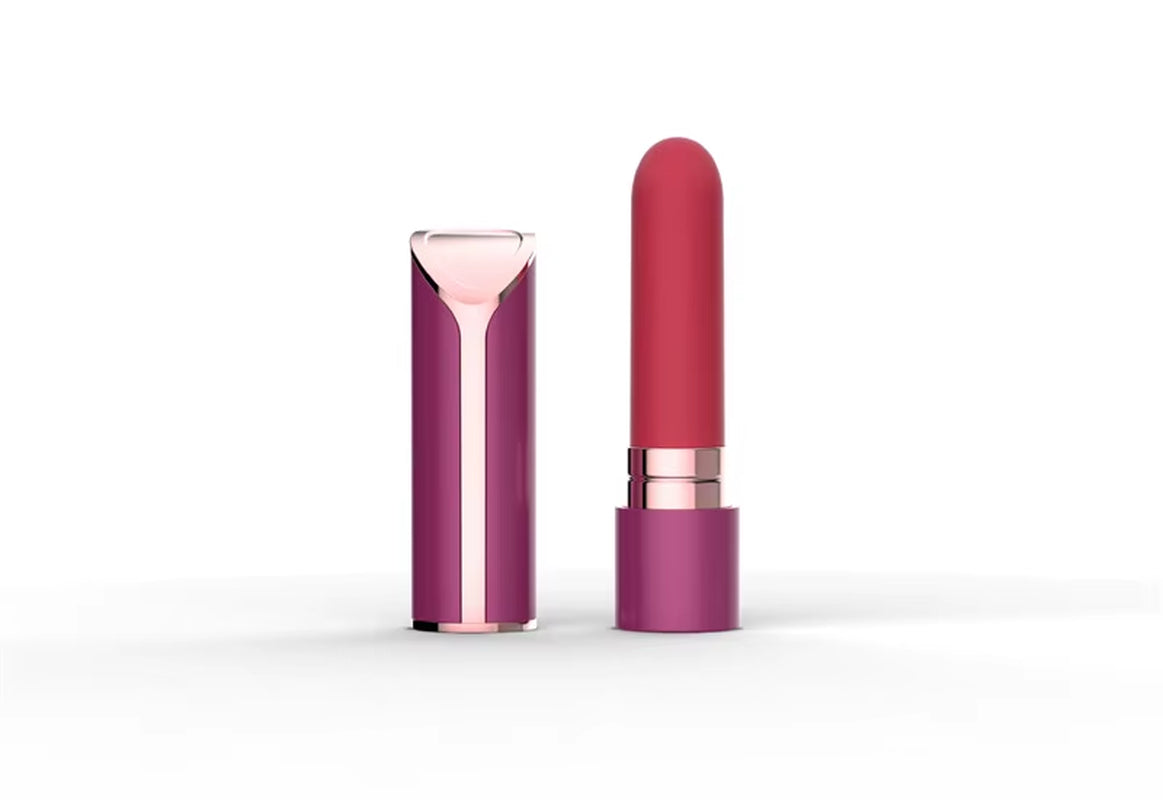 Hidden Rechargeable Usb Mini Silicone Lipstick Vibrator Sex Toys G Spot Vibrating for Woman