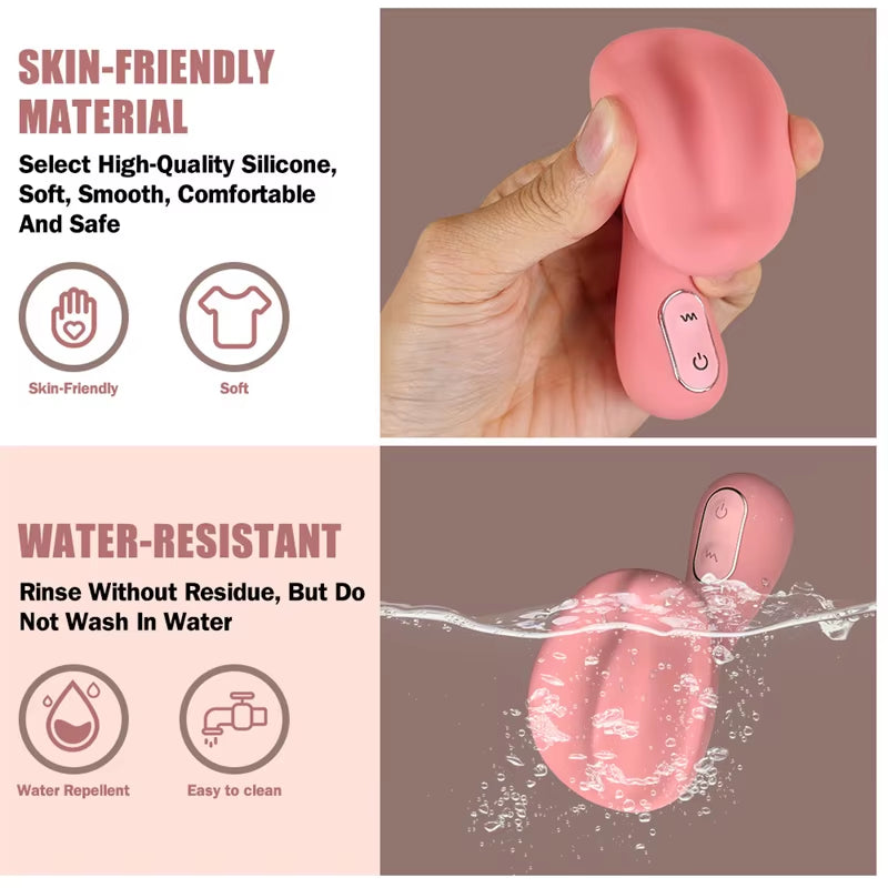 Strong Mushroom Head Dildo Vibrating Adult Sex Toys Breast Massage Clitoris Vibrator