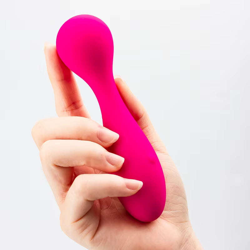 Liquid Silicone Mini Av Wand Massager Clitoral Stimulation Vibrator Sex Toys