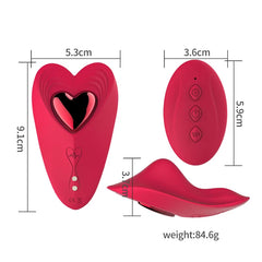 Heart Shape Wireless Vibrating Panties Control Egg with App and Remote Wearable Adult Sex Toy Smart Panty Vibrator