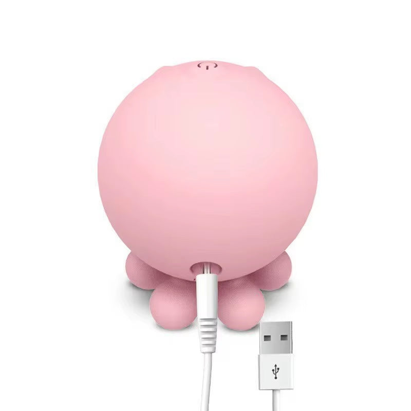 Usb Charging Clitoris Stimulation Sucking Nipple Massage Mini Animal Octopus Shape Sex Egg Toy Cute Vibrator