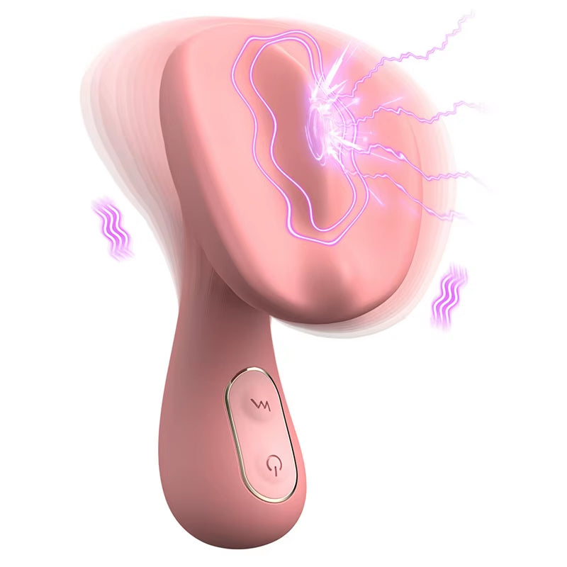 Strong Mushroom Head Dildo Vibrating Adult Sex Toys Breast Massage Clitoris Vibrator