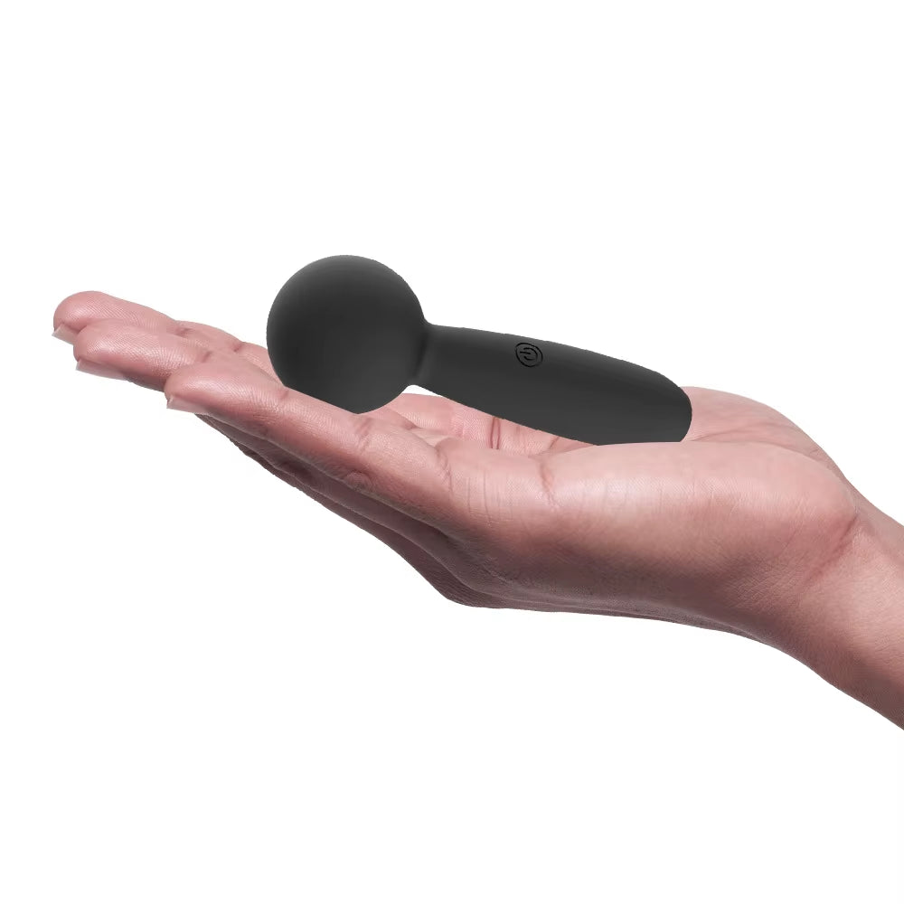 Seskfun 10-Frequency Mini Vibrator Microphone Sex Toys Clitoris Stimulation for Men and Women Rechargeable Wand Massager